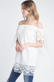 Women's Off shoulder Lace Top