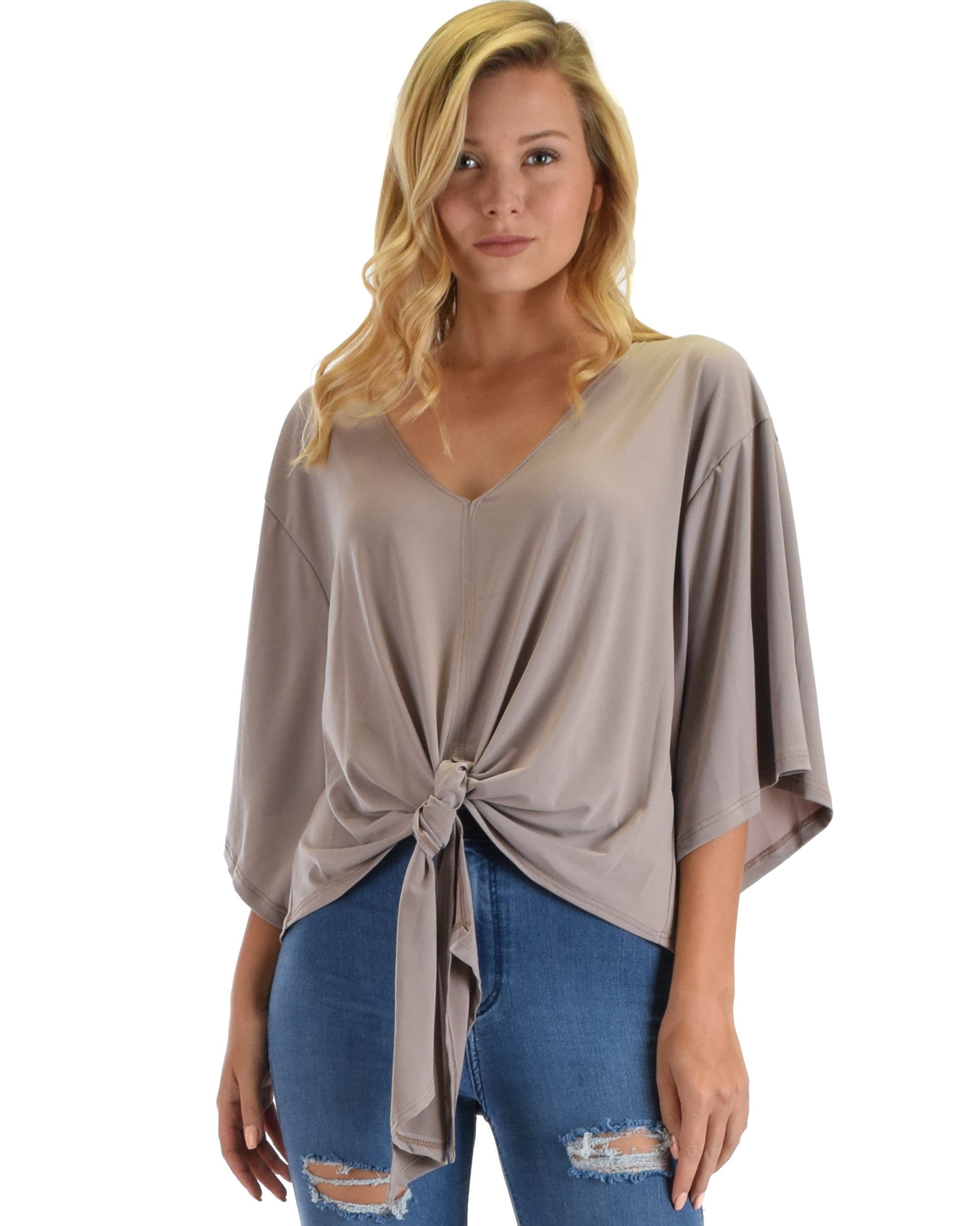 Sea Day Front Tie Top