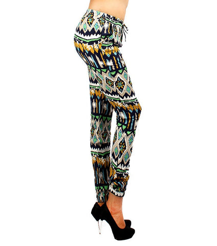 Aveline Print Joggers Color-Multi Color