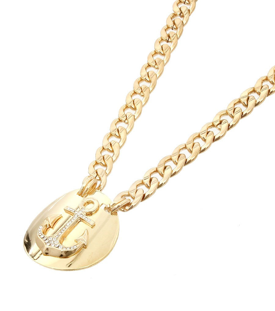 Sail Chain Necklace Color-Clear