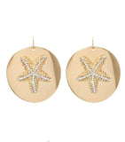 Starfish Earrings Color-Rose Gold