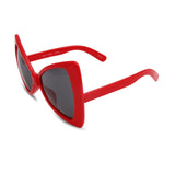 Oversized Red Bow Sunglasses