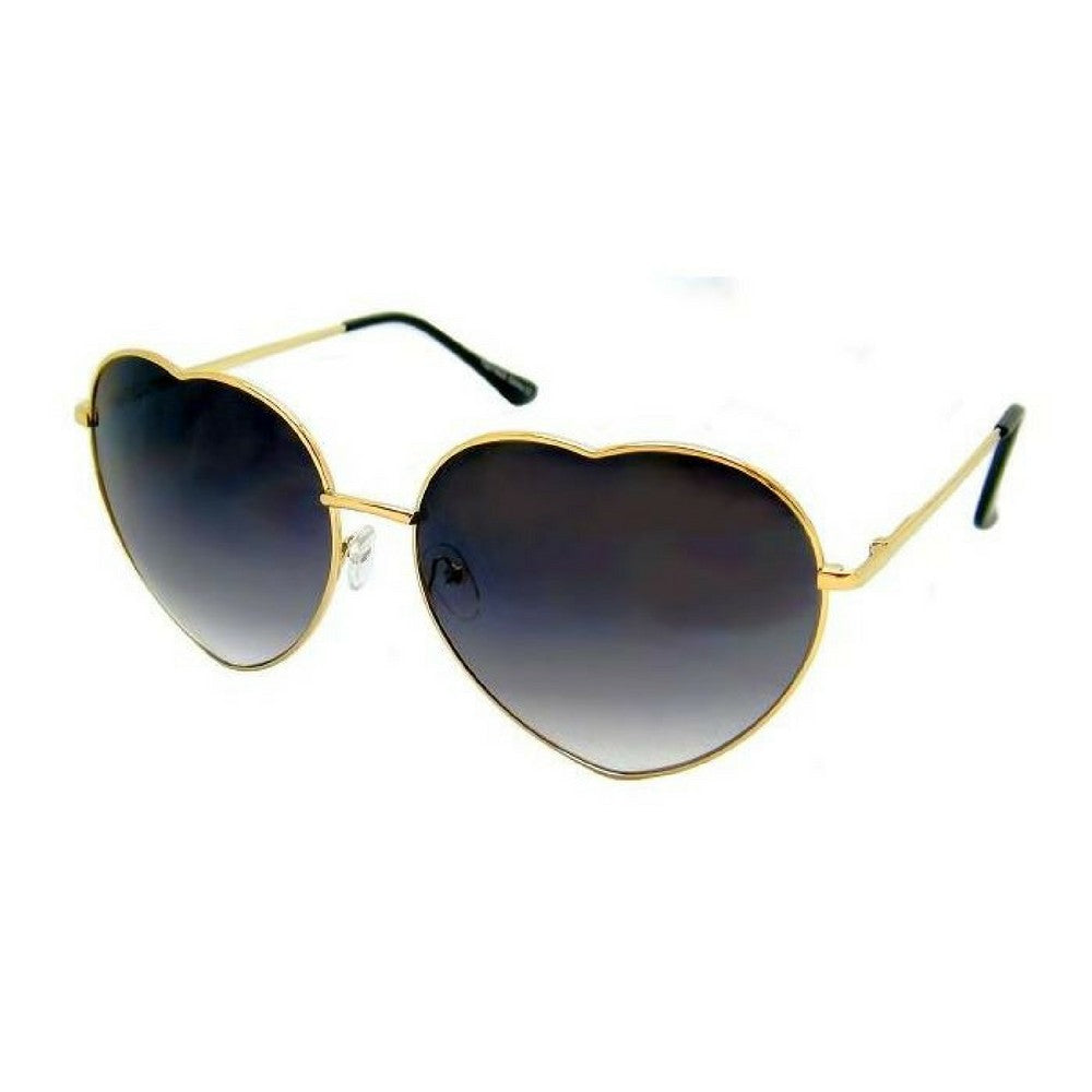 Black Heart Frame Sunglasses