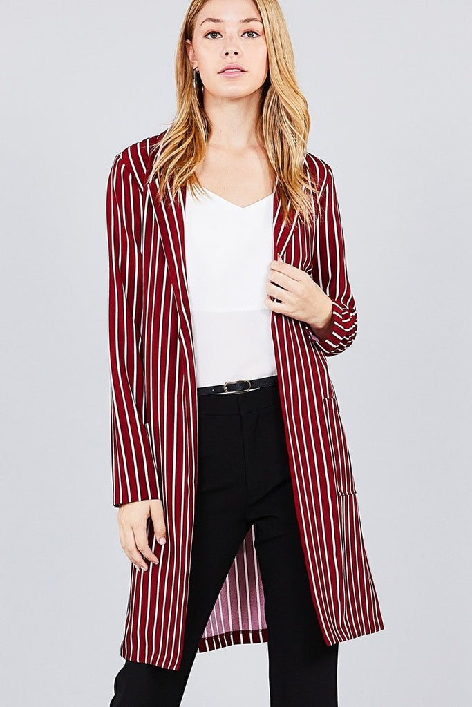 Long Sleeve Open Front Jacket – Mademoiselle Merveilleuse