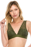 Womens Floral Lace Bralette