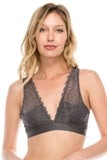 Womens Floral Lace Bralette